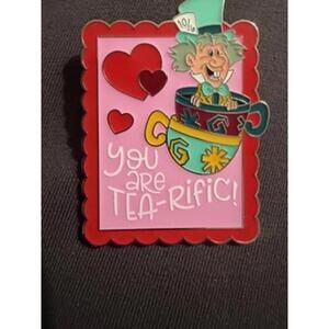 Alice in Wonderland Mad Hatter Tea-Rific Enamel Pin